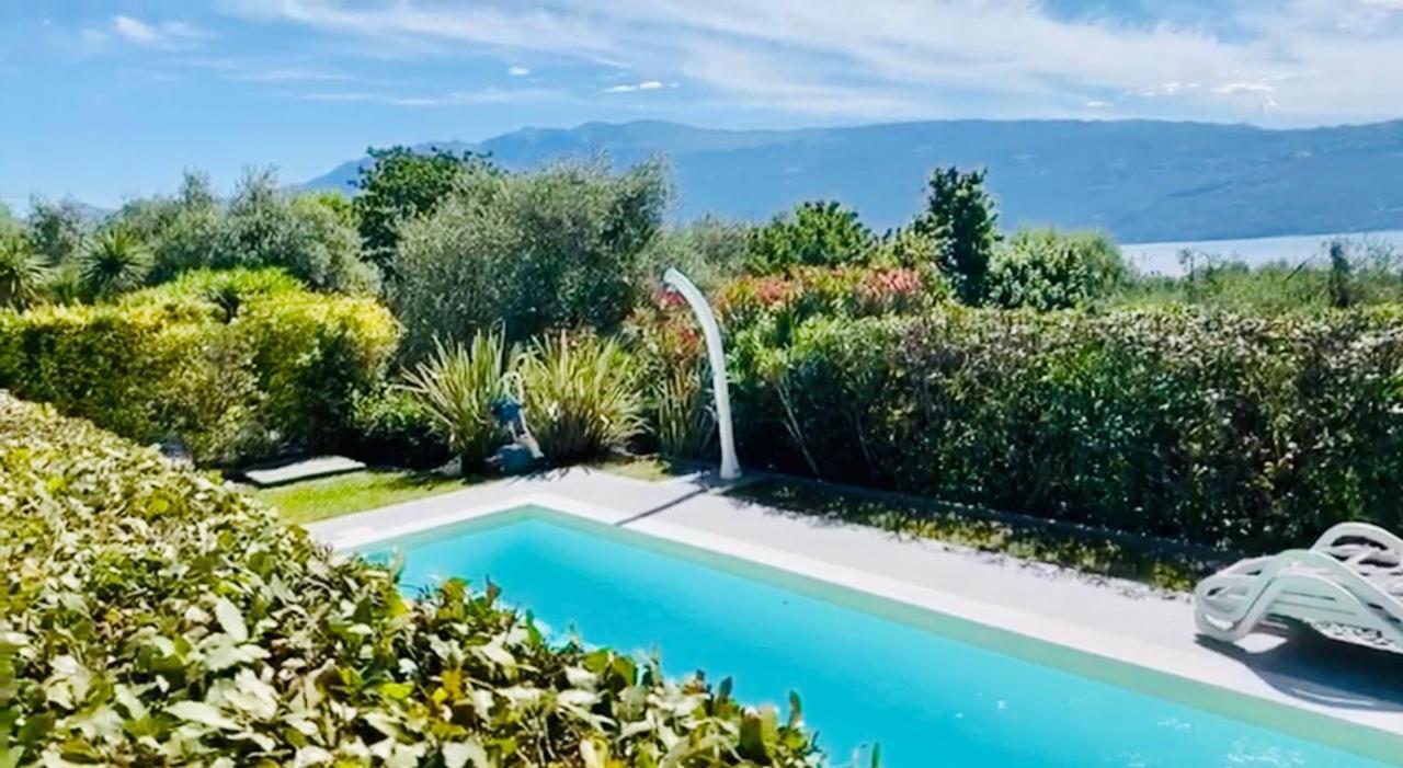 Residence Olivi - Panorama Lake View, Pool, Terrace, Garden, Wifi 托斯科拉诺-马德尔诺 外观 照片