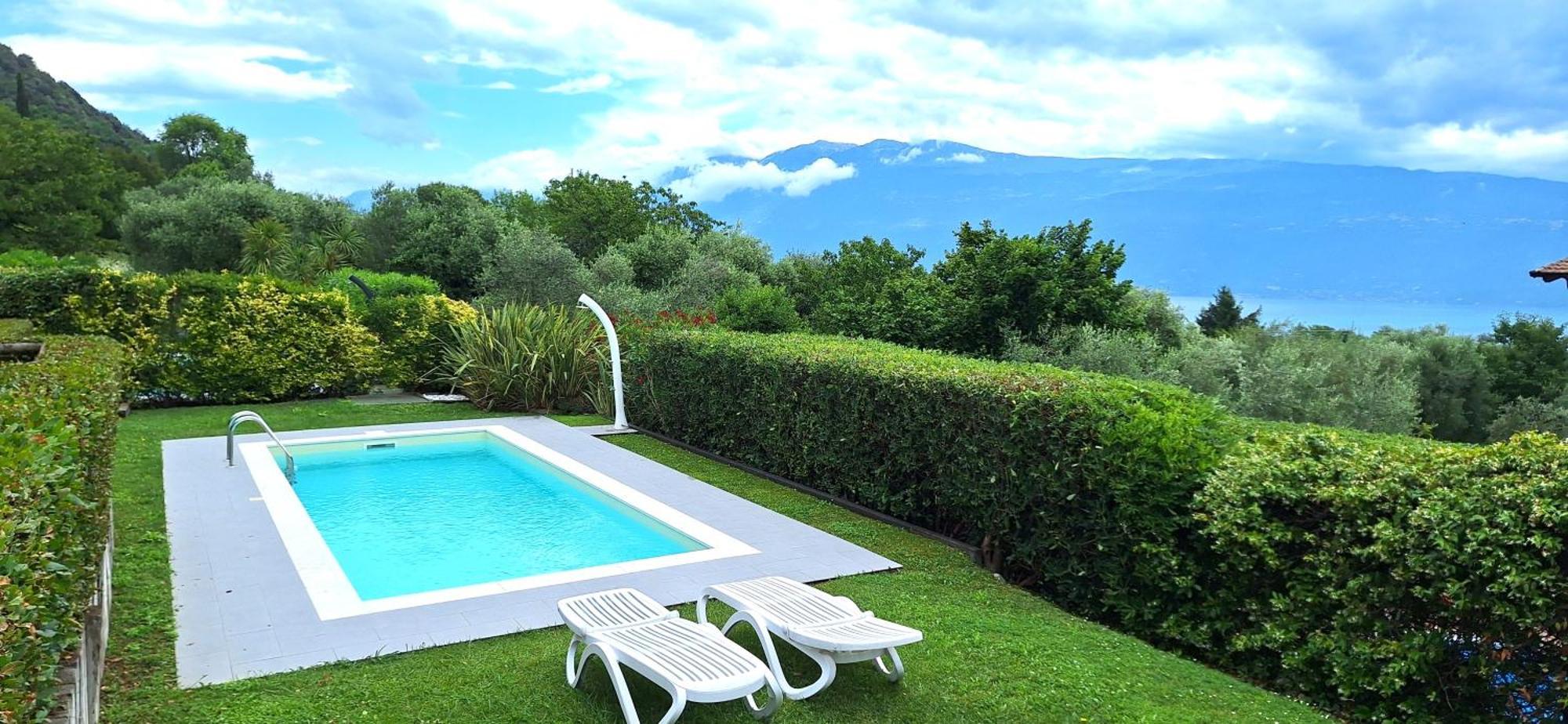 Residence Olivi - Panorama Lake View, Pool, Terrace, Garden, Wifi 托斯科拉诺-马德尔诺 外观 照片